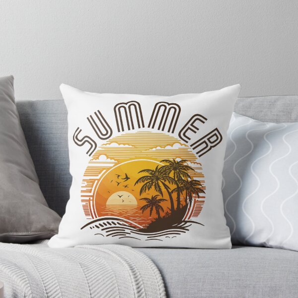 Item preview, Summer Sunset Palm Tree Beach Ocean Artistic Paradise designed and sold by vectrus.