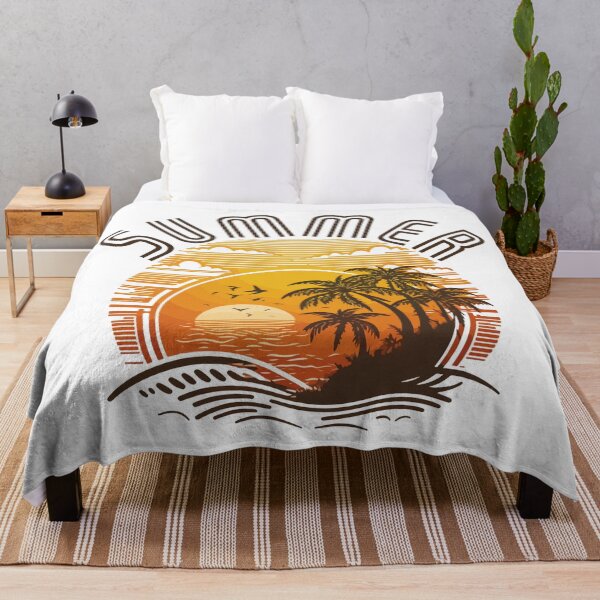 Item preview, Summer Sunset Palm Tree Beach Ocean Artistic Paradise designed and sold by vectrus.