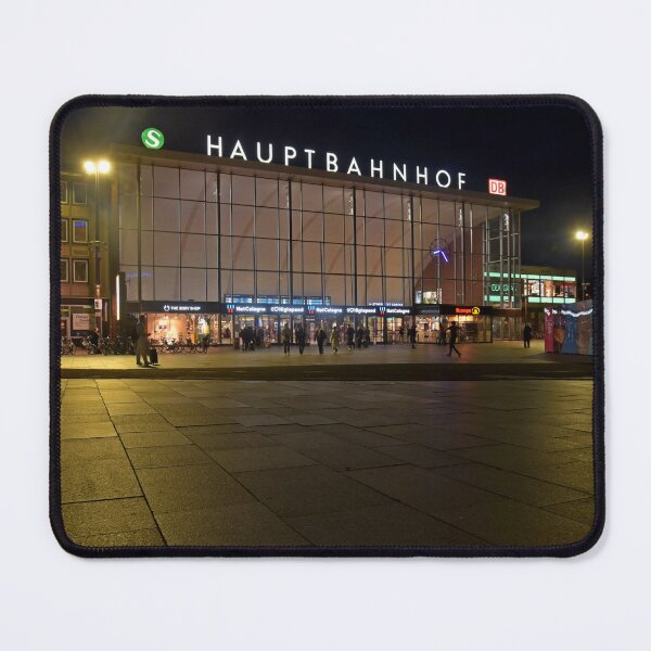 Item preview, Cologne HBF Central Station at night designed and sold by Random Railways.