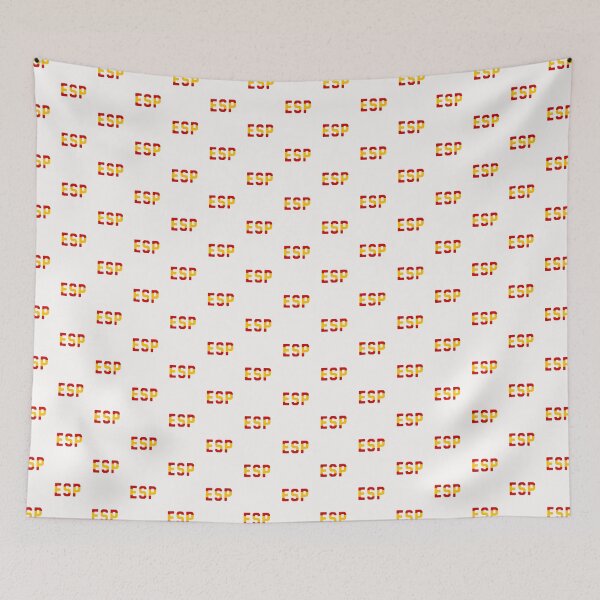 Item preview, ESP (Spain) Flag Red / Gold / White Background designed and sold by PEK1787.