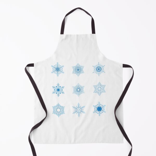 Item preview, Snowflakes - Winter blue - stickers designed and sold by WietskeWelten.