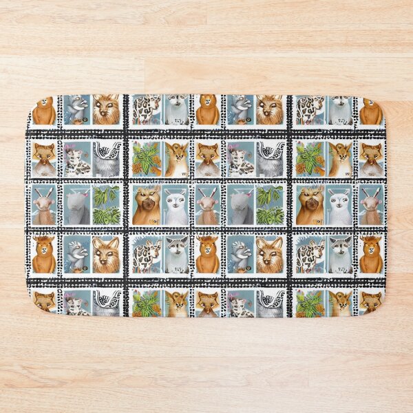 Item preview, AI Animal Stamps designed and sold by pinkal.