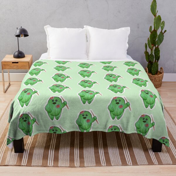 Item preview, Angry Cactus With Pink Flower designed and sold by Nicholdesigns.