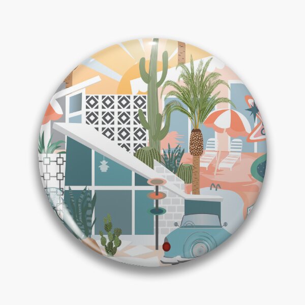 Item preview, Palm Springs mid century modern designed and sold by SweetCoolVibes.