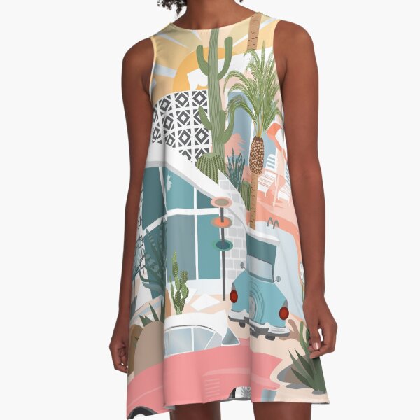 Item preview, Palm Springs mid century modern designed and sold by SweetCoolVibes.
