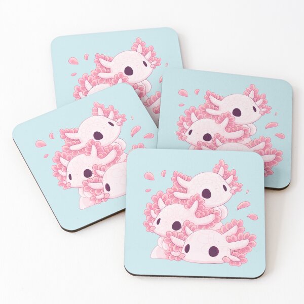 Item preview, Cute Axolotl Chibi Stack designed and sold by evybenita.