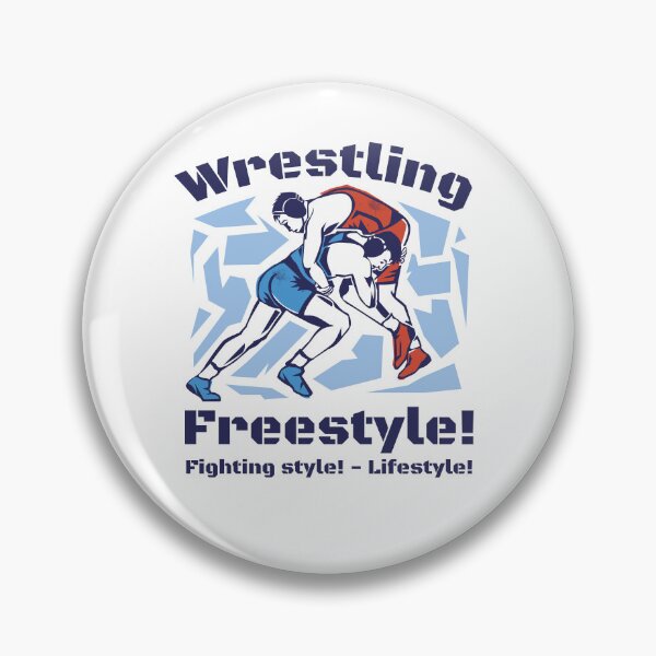 Item preview, Freestyle wrestling fighting style lifestyle freestyle wrestling designed and sold by katastrophicus.