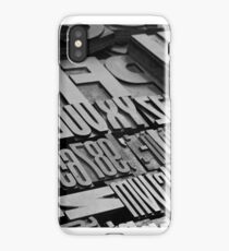 Stamp Alphabet iPhone Case
