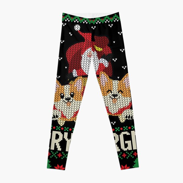 Corgi hotsell christmas leggings