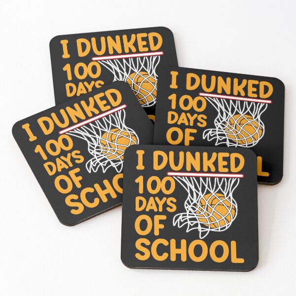 Item preview, I Dunked 100 Days Of School | 100th Day Of School | Basketball Player | Basketball Lover designed and sold by AMINE  ★★★★★.