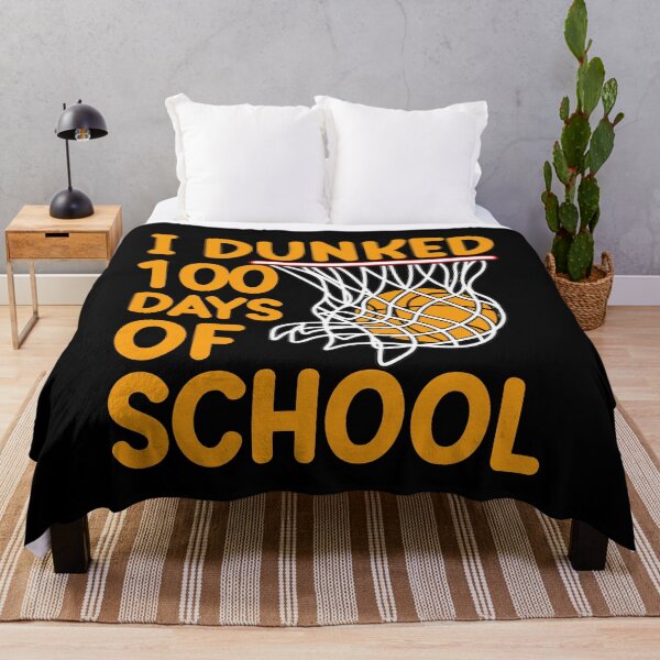 Item preview, I Dunked 100 Days Of School | 100th Day Of School | Basketball Player | Basketball Lover designed and sold by AMINE  ★★★★★.