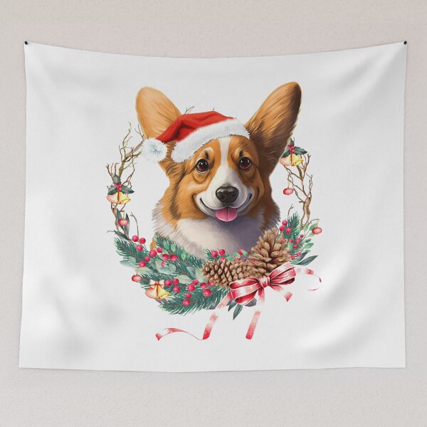 Item preview, Merry Corgmas cute corgi cute  designed and sold by TheStyleClub ⭐⭐⭐⭐⭐.