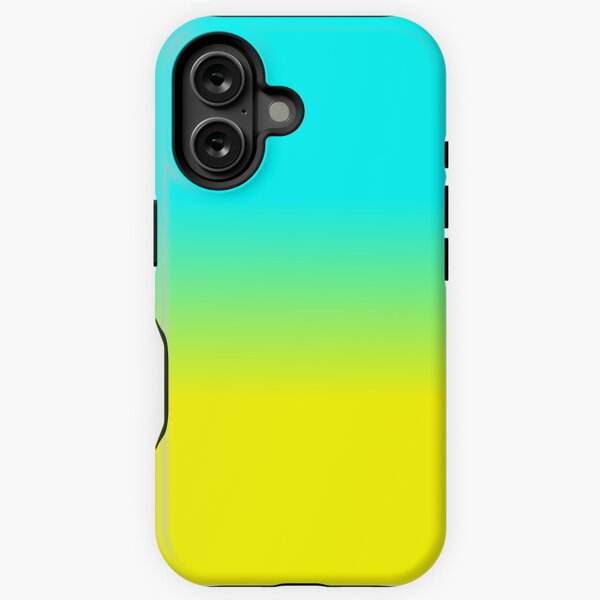Item preview, Neon Aqua and Neon Yellow Ombré  Shade Color Fade designed and sold by podartist.