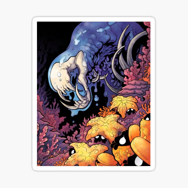 Créature des profondeurs marines Sticker