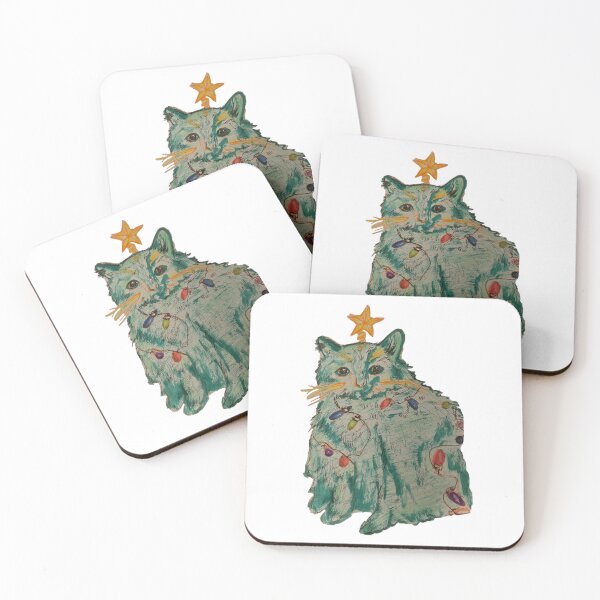 Item preview, Christmas tree cat designed and sold by bloomingstars.