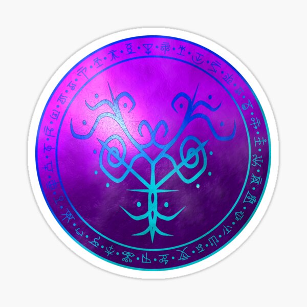 sigil-for-protection-and-to-ward-off-negative-energies-sticker-for-sale-by-wolfofantimony