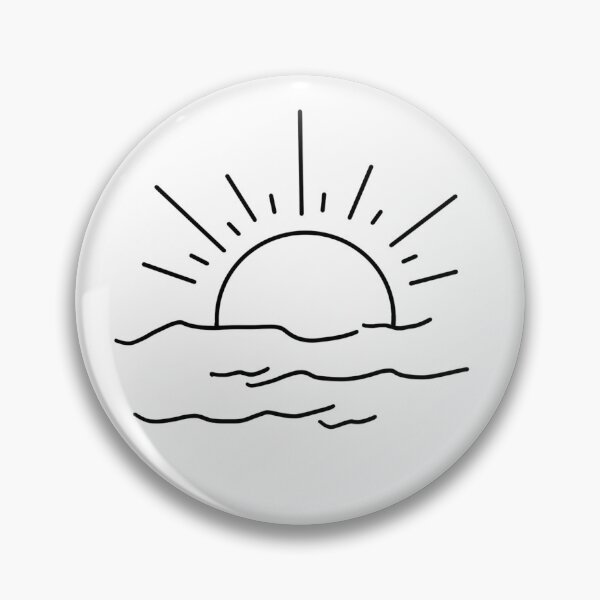 Item preview, Simple Sunset Drawing designed and sold by Alexa Shoop.