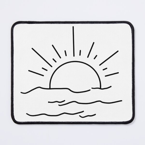 Item preview, Simple Sunset Drawing designed and sold by Alexa Shoop.