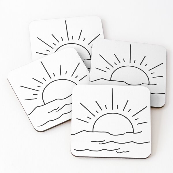Item preview, Simple Sunset Drawing designed and sold by Alexa Shoop.
