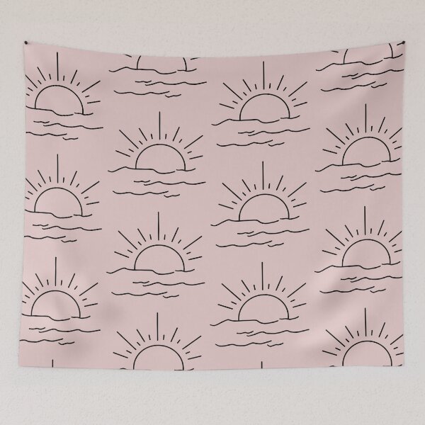 Item preview, Simple Sunset Drawing designed and sold by Alexa Shoop.