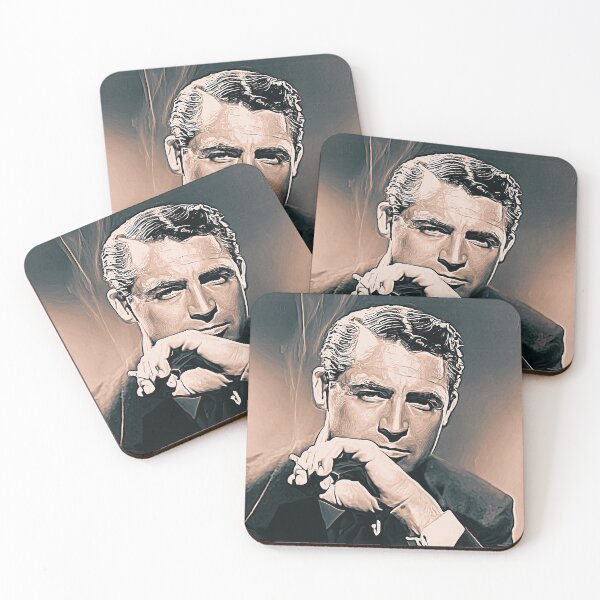 Item preview, Cary Grant Art - vintage painting - D61 designed and sold by DecoVintage.