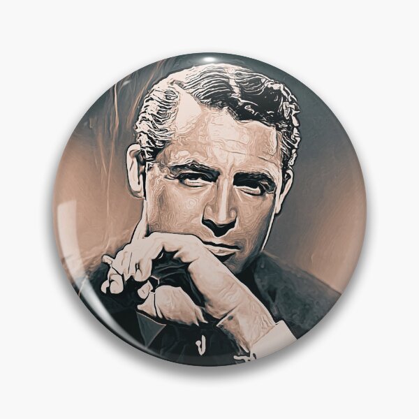 Item preview, Cary Grant Art - vintage painting - D61 designed and sold by DecoVintage.