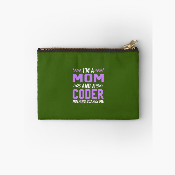 Item preview, I'm A Mom & Coder Nothing Scares Me  designed and sold by AlwaysAwesome.