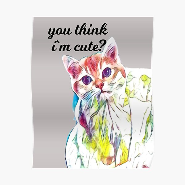 "Am I Cute? cute sticker, cute snap sticker, cute sticker ideas, cute