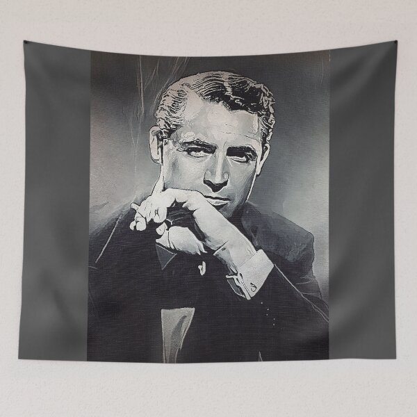 Item preview, Cary Grant Art - oil paint - D62 designed and sold by DecoVintage.