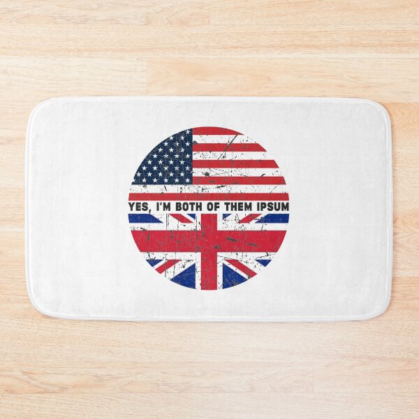 Item preview, Yes,I'm Both of Them - Half American Half British USA Flag United Kingdom Heritage designed and sold by Stixdesigns.