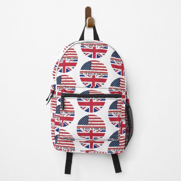 Item preview, Yes,I'm Both of Them - Half American Half British USA Flag United Kingdom Heritage designed and sold by Stixdesigns.