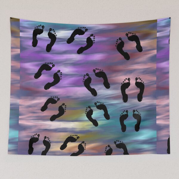 Item preview, Colourful Background feet designed and sold by TipTopTapo.
