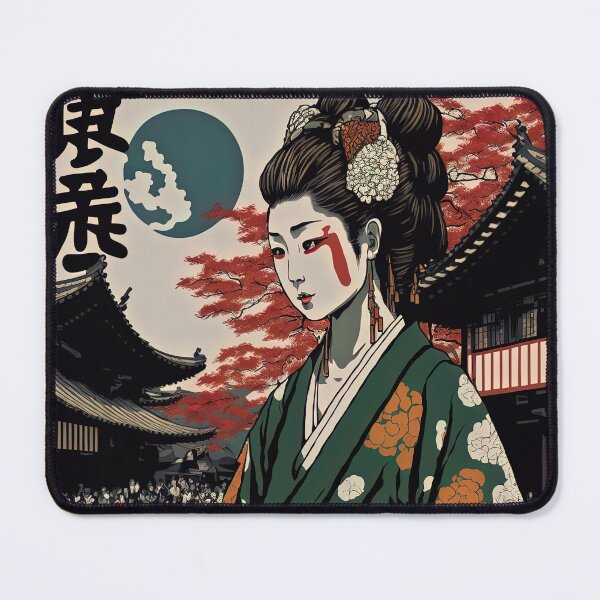Item preview, Classic Japanese Street Festival Poster Style, Woodblock Style designed and sold by loraleiffxi.