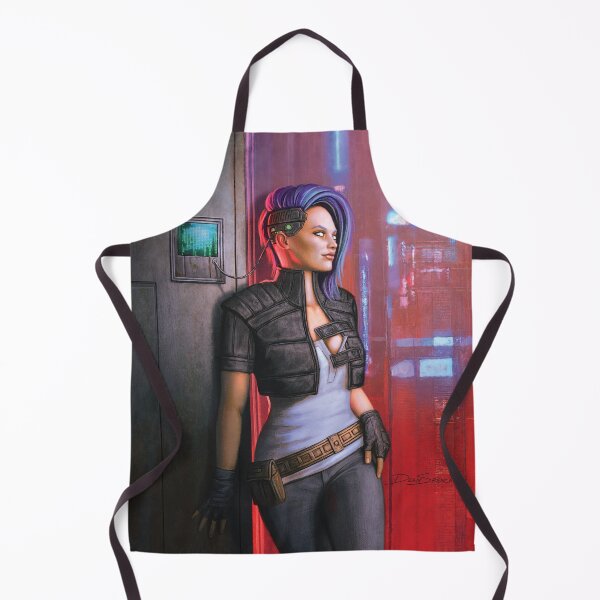 Item preview, Cyberpunk Hacker Girl designed and sold by DeanSpencerArt.
