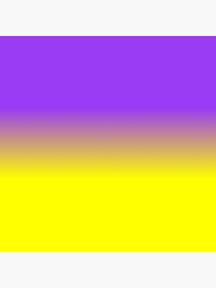 "Neon Purple and Neon Yellow Ombré Shade Color Fade" Photographic Print ...