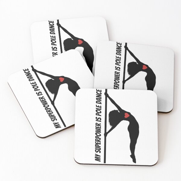 Item preview, My Superpower is Pole Dances Sticker designed and sold by InspiredViolets.