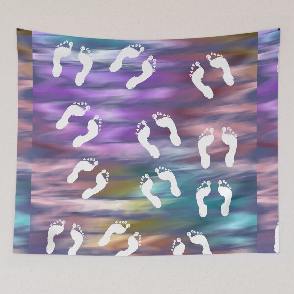 Item preview,  Colourful Background feet designed and sold by TipTopTapo.