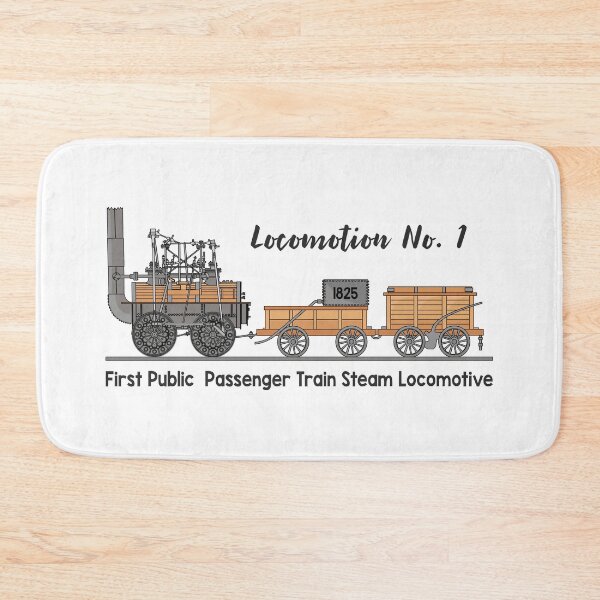 Item preview, Locomotion No. 1 First Public Passenger Steam Train Diagram Gift designed and sold by Maljonic.