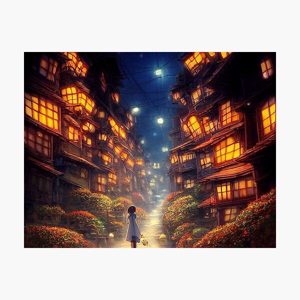 Aperçu de l'œuvre « Aventure dans la ville du Voyage de Chihiro v7 » par RudeKittenDesigns créée et vendue par rudekitten.