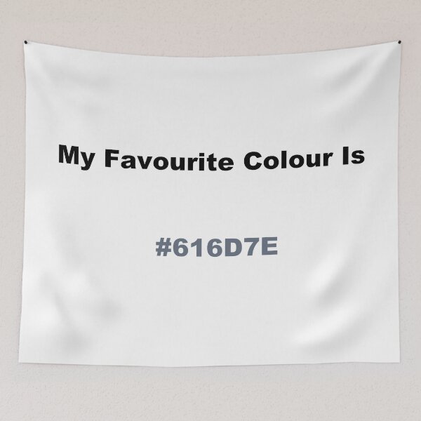 Item preview, My Favourite Colour Is #616D7E designed and sold by kiippers.