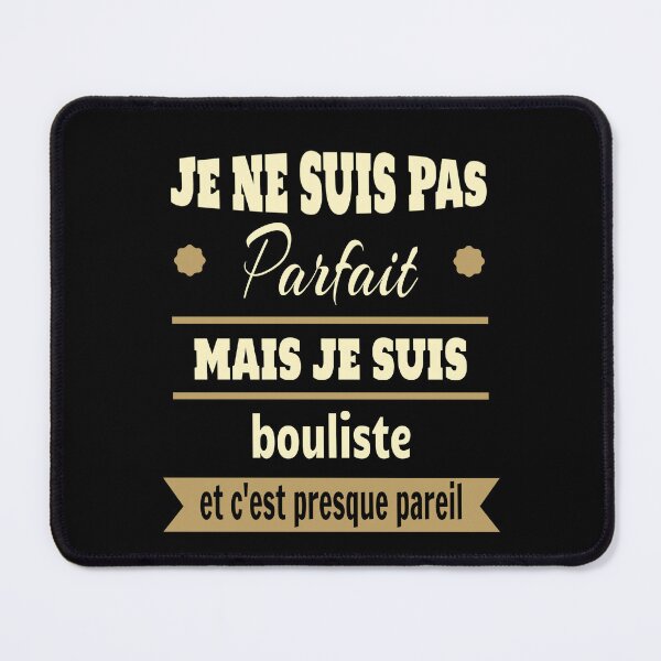 Item preview, Not perfect but petanque bowler humor designed and sold by la-petite-folie.