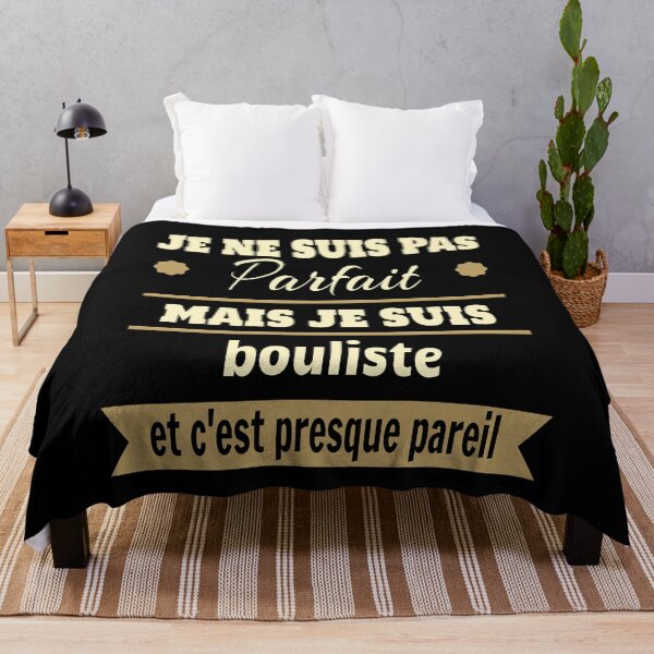Item preview, Not perfect but petanque bowler humor designed and sold by la-petite-folie.