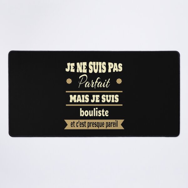 Item preview, Not perfect but petanque bowler humor designed and sold by la-petite-folie.