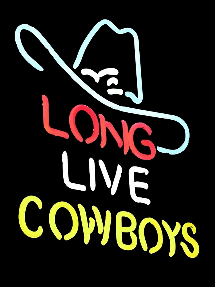 LONG LIVE COWBOYS WHITE T-SHIRT DRESS