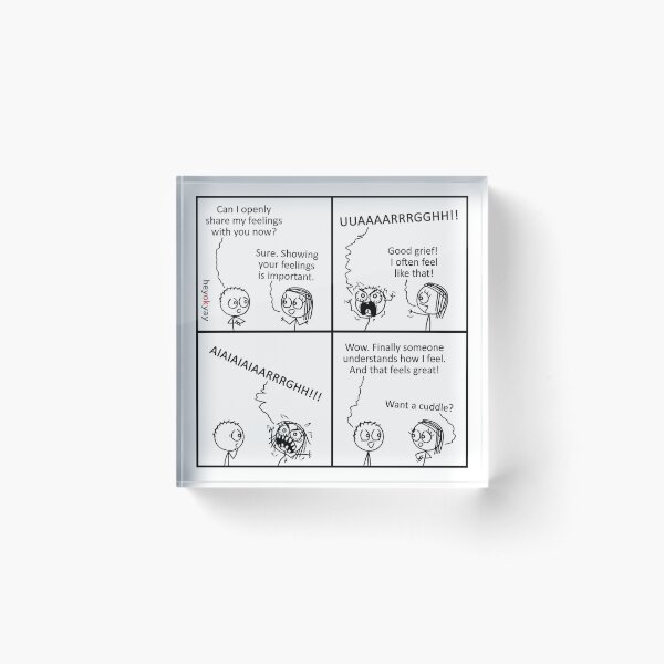 Feelings Acrylic Block