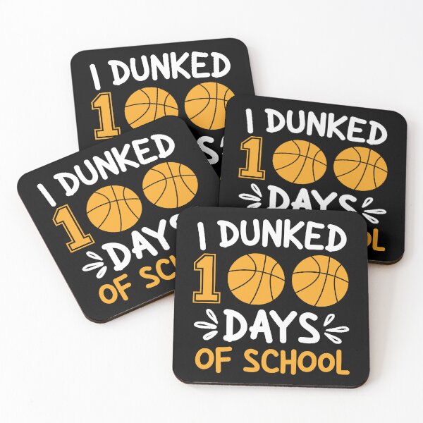 Item preview, I Dunked 100 Days Of School | 100th Day Of School | Basketball Player | Basketball Lover designed and sold by AMINE  ★★★★★.