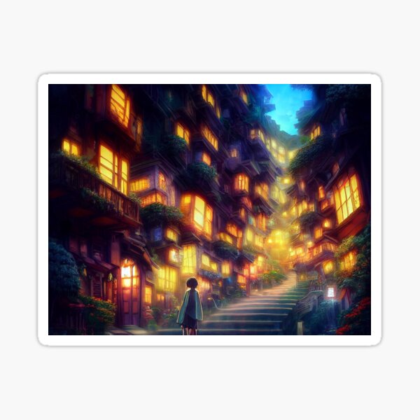 Aperçu de l'œuvre « Aventure dans la ville du Voyage de Chihiro v9 » par RudeKittenDesigns créée et vendue par rudekitten.