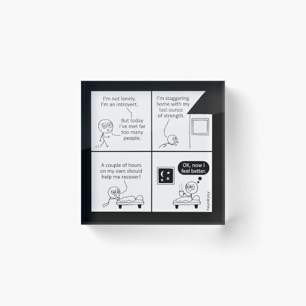 Not Lonely Acrylic Block