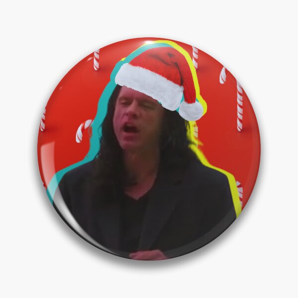 Item preview, Oh Hi Santa! - Oh Hi Mark ! - Christmas Holiday Designs Tommy Wiseau - The Room Funny sticker Funny t shirt designed and sold by ThingsToSmile.