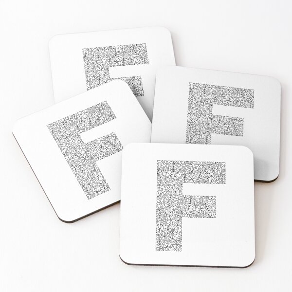 Item preview, Floral Letter - F designed and sold by Trine Tollefsen.